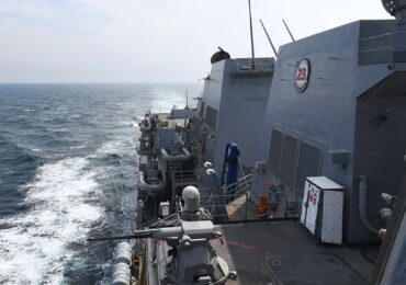 China anger as American warship USS Halsey sails through Taiwan Strait